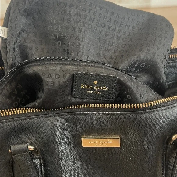 ♥️♥️ KATE SPADE Black Satchel Bag - Picture 6 of 12